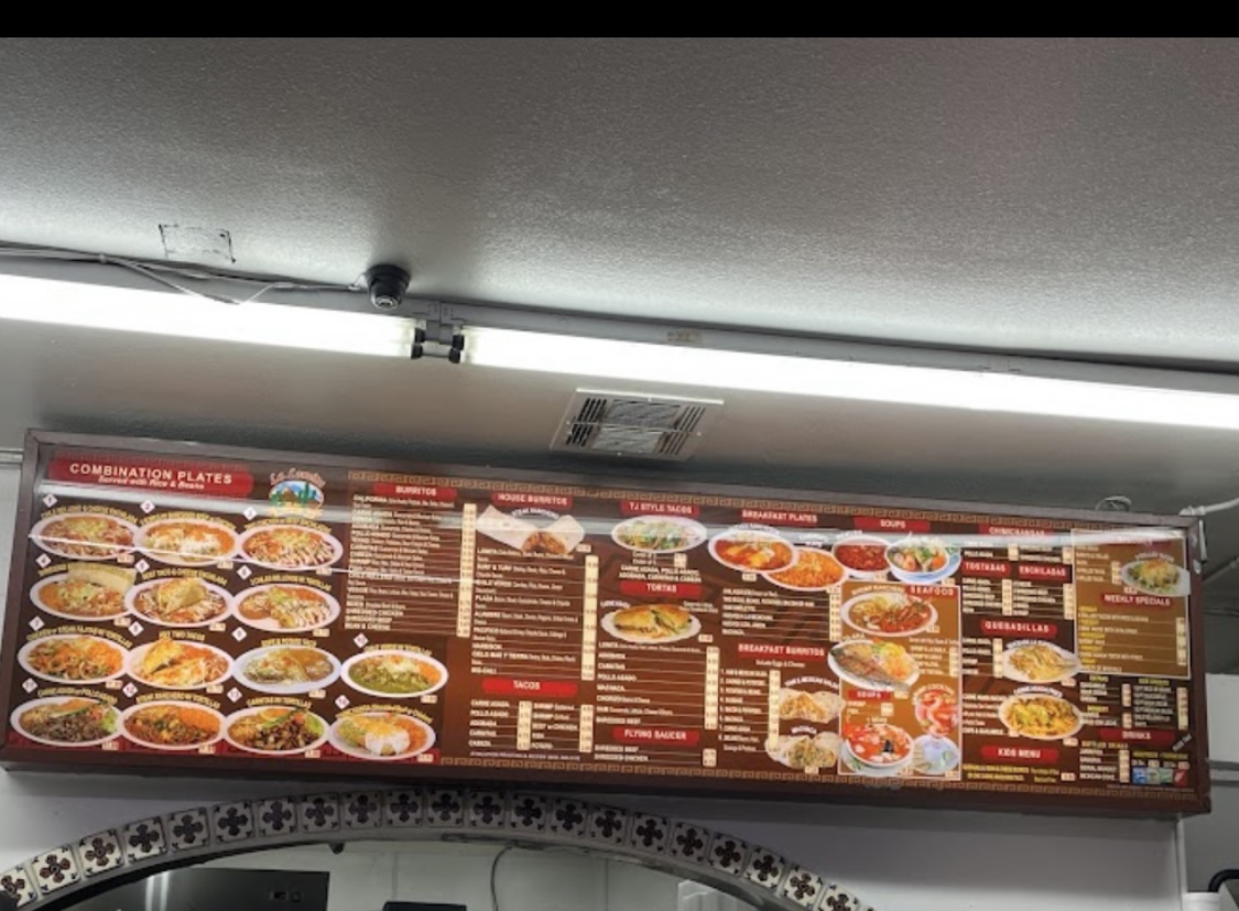 La Lomita Menu